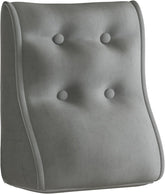 Kombinierbares ergonomisches Bettkissen Velvet-Grau